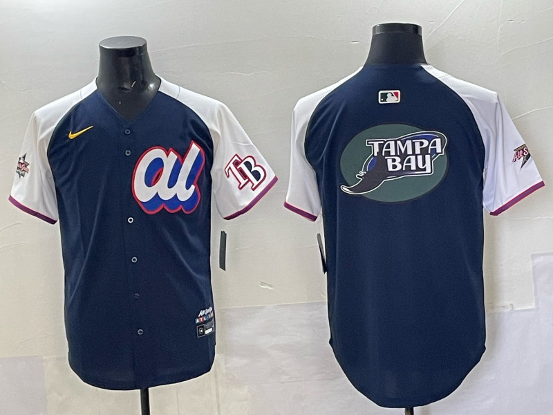 MenTampa Bay Rays Blank blank Blue All star Nike MLB Jersey 001->tampa bay rays->MLB Jersey